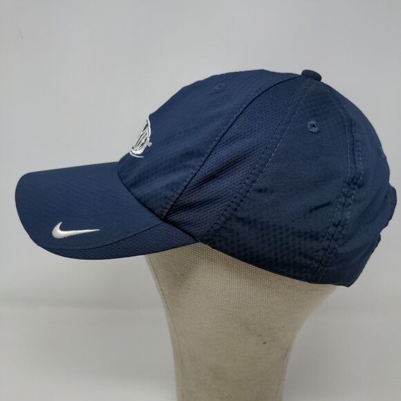Nike Golf Men's Freckles Strapback Hat Blue OSFA Embroidered Logo - Picture 6 of 13
